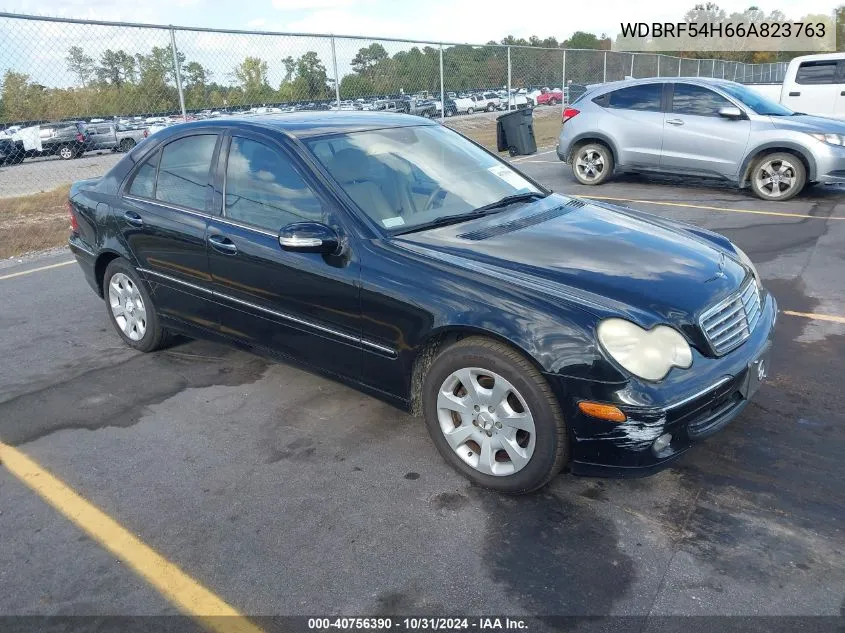 2006 Mercedes-Benz C 280 Luxury VIN: WDBRF54H66A823763 Lot: 40756390