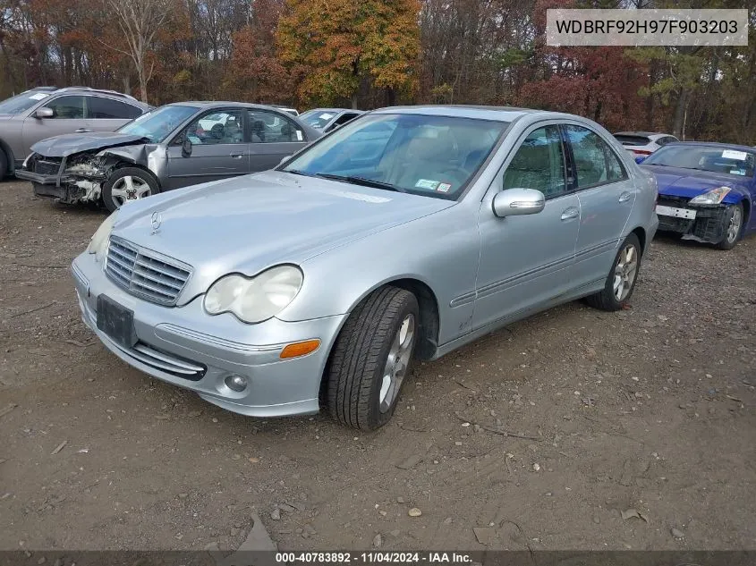 2007 Mercedes-Benz C 280 Luxury 4Matic VIN: WDBRF92H97F903203 Lot: 40783892