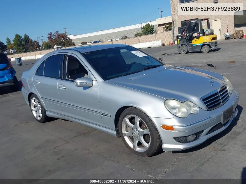 2007 Mercedes-Benz C 230 Sport VIN: WDBRF52H37F923889 Lot: 40802382