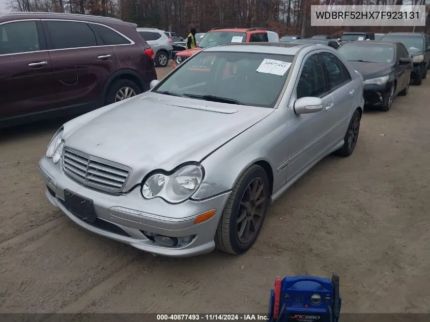 2007 Mercedes-Benz C 230 Sport VIN: WDBRF52HX7F923131 Lot: 40877493