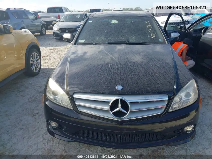 2008 Mercedes-Benz C 300 VIN: WDDGF54X68F105321 Lot: 40513614