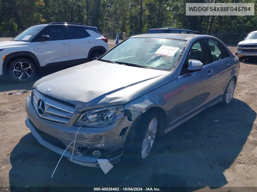 2008 Mercedes-Benz C 300 Luxury/Sport VIN: WDDGF54X88F045784 Lot: 40528482