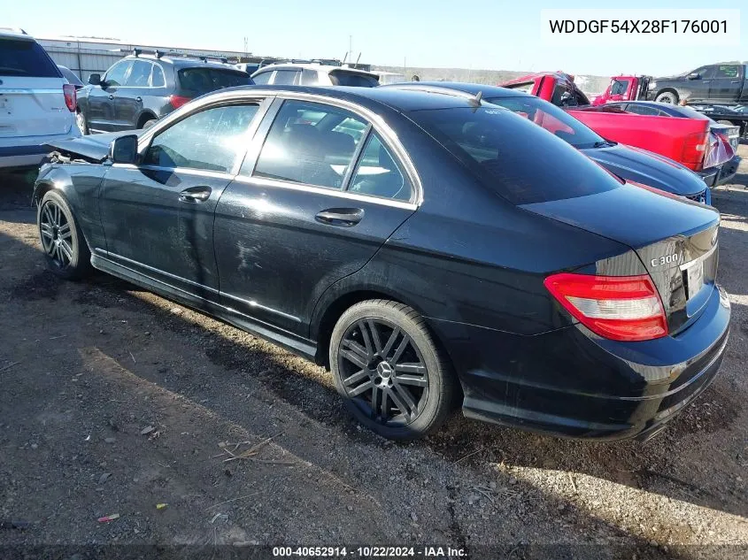 2008 Mercedes-Benz C 300 Luxury/Sport VIN: WDDGF54X28F176001 Lot: 40652914