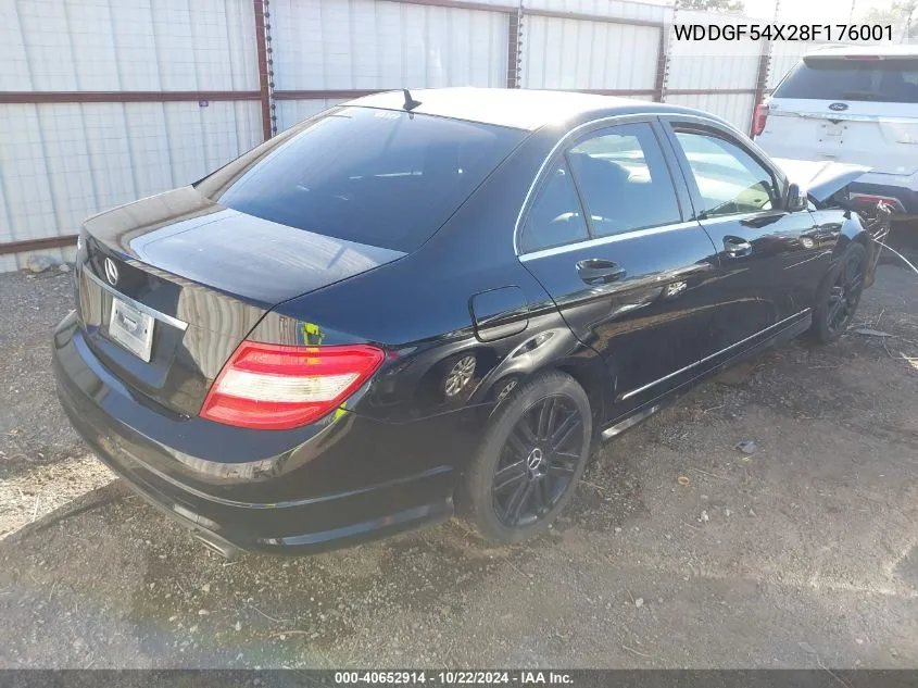 2008 Mercedes-Benz C 300 Luxury/Sport VIN: WDDGF54X28F176001 Lot: 40652914