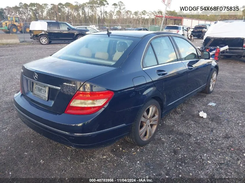 2008 Mercedes-Benz C 300 Luxury/Sport VIN: WDDGF54X68F075835 Lot: 40783956