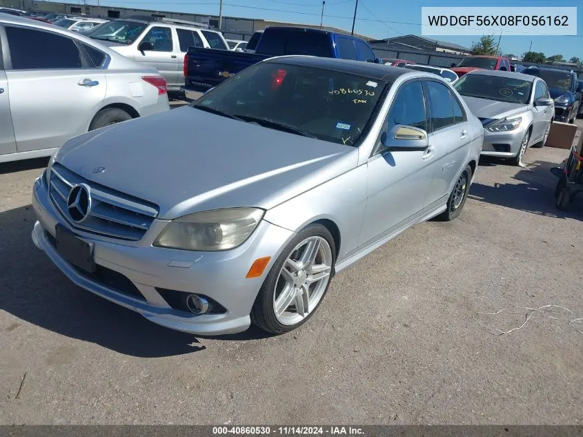 2008 Mercedes-Benz C 350 Sport VIN: WDDGF56X08F056162 Lot: 40860530