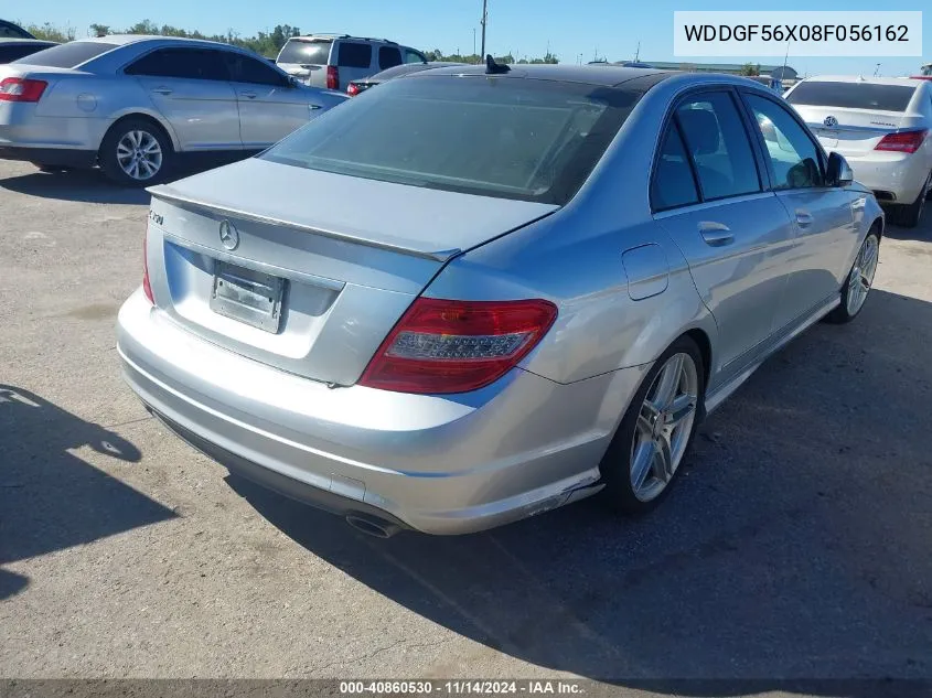 2008 Mercedes-Benz C 350 Sport VIN: WDDGF56X08F056162 Lot: 40860530