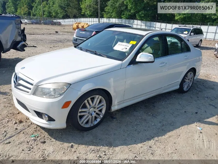 2009 Mercedes-Benz C 300 VIN: WDDGF81X79R085067 Lot: 39356954