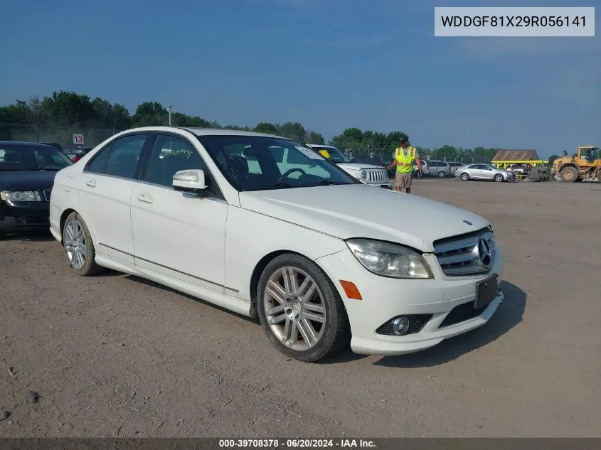 2009 Mercedes-Benz C 300 4Matic VIN: WDDGF81X29R056141 Lot: 39708378