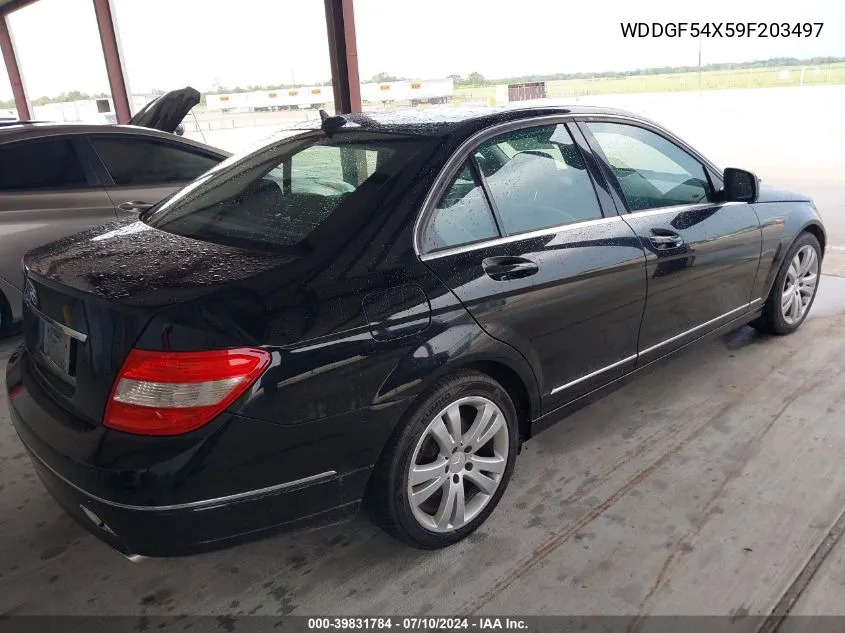 2009 Mercedes-Benz C 300 Luxury/Sport VIN: WDDGF54X59F203497 Lot: 39831784