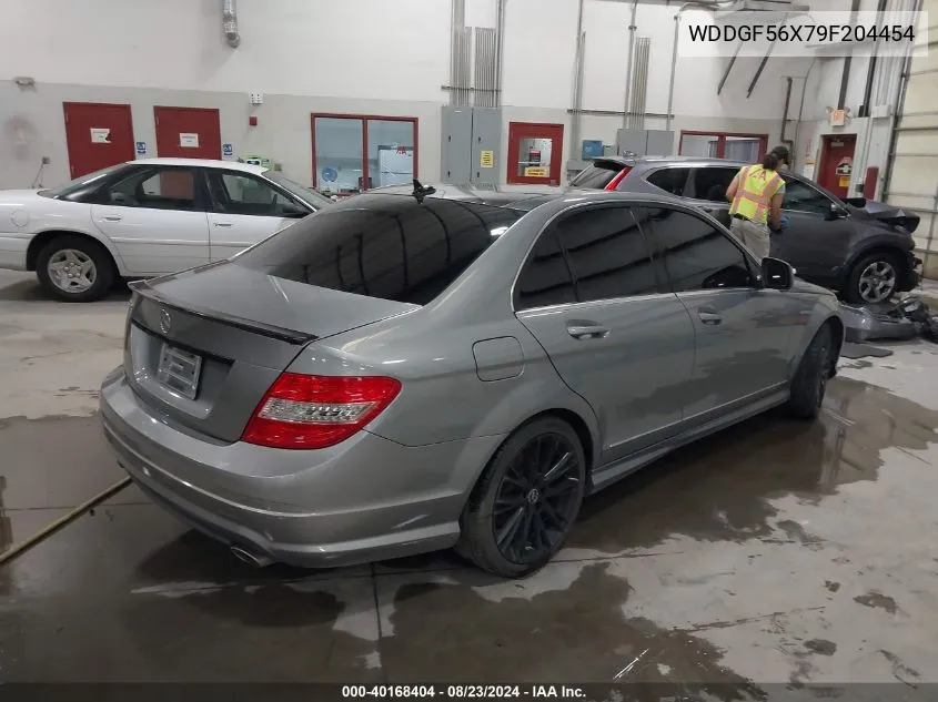 2009 Mercedes-Benz C 350 Sport VIN: WDDGF56X79F204454 Lot: 40168404