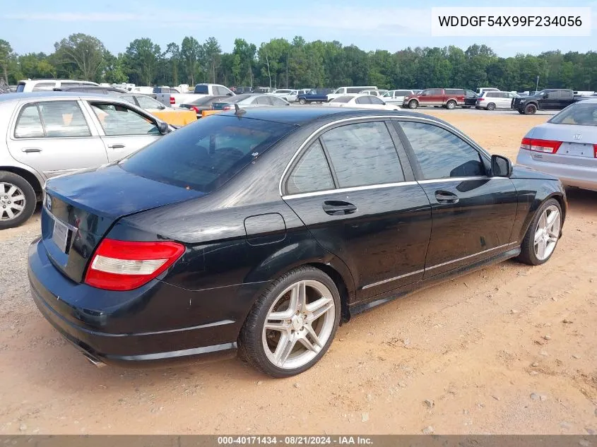 2009 Mercedes-Benz C 300 Luxury/Sport VIN: WDDGF54X99F234056 Lot: 40171434