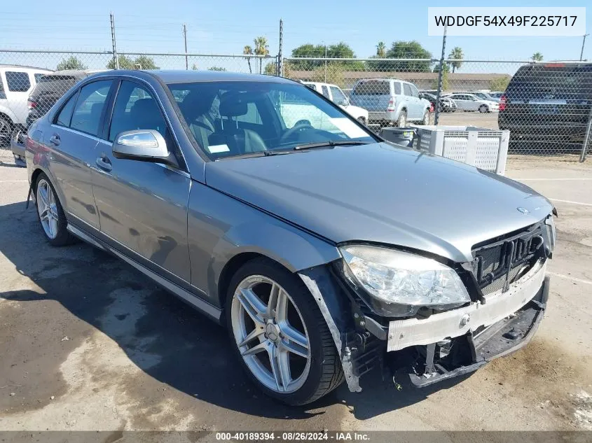 2009 Mercedes-Benz C 300 Luxury/Sport VIN: WDDGF54X49F225717 Lot: 40189394