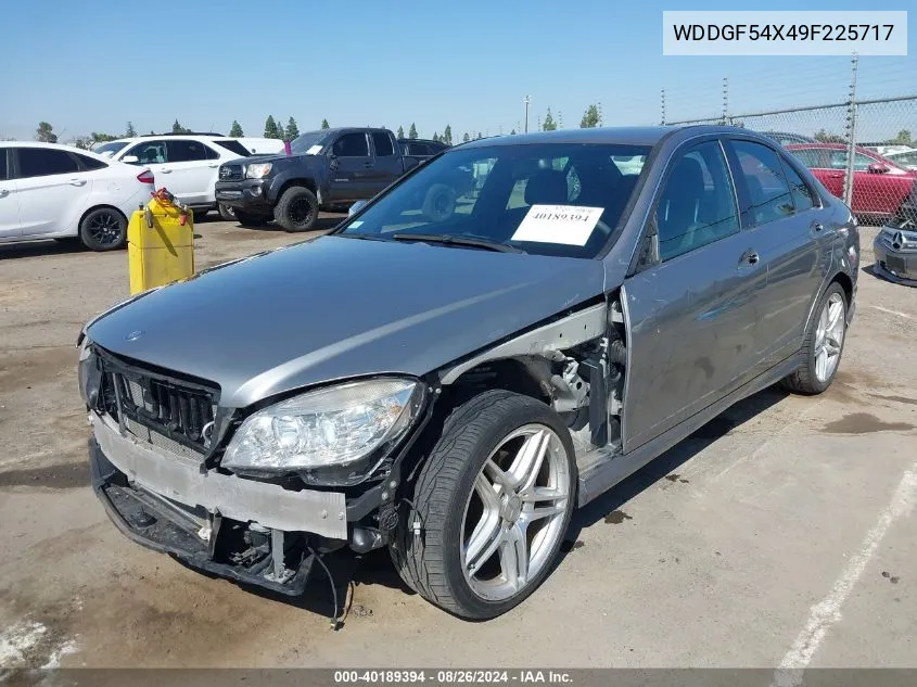 2009 Mercedes-Benz C 300 Luxury/Sport VIN: WDDGF54X49F225717 Lot: 40189394