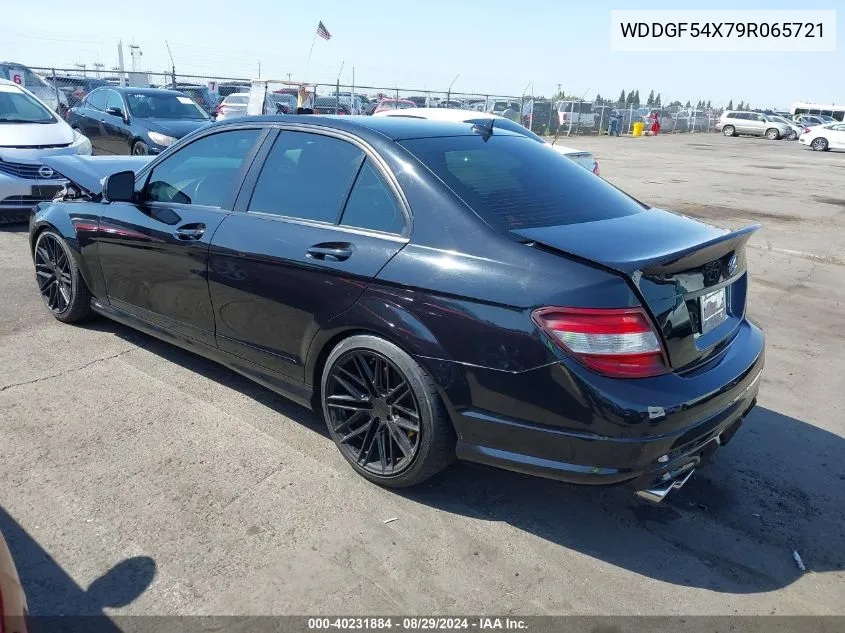 2009 Mercedes-Benz C 300 Luxury/Sport VIN: WDDGF54X79R065721 Lot: 40231884