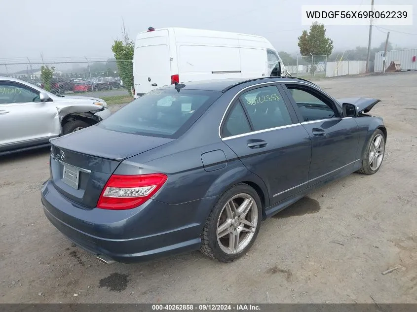 2009 Mercedes-Benz C 350 Sport VIN: WDDGF56X69R062239 Lot: 40262858