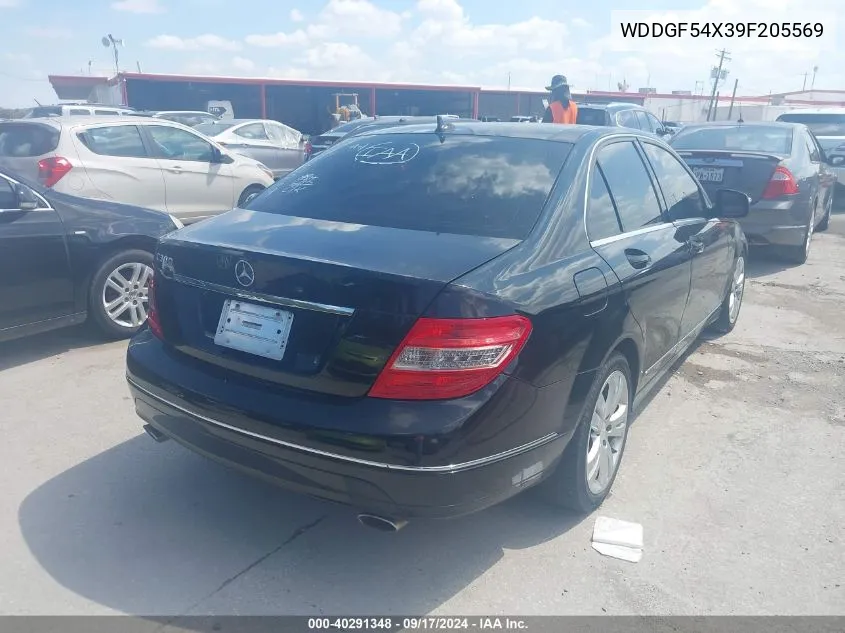 2009 Mercedes-Benz C 300 Luxury/Sport VIN: WDDGF54X39F205569 Lot: 40291348