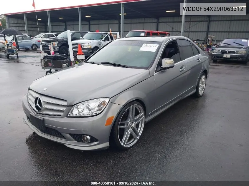 2009 Mercedes-Benz C 300 Luxury/Sport VIN: WDDGF54X29R063312 Lot: 40358161