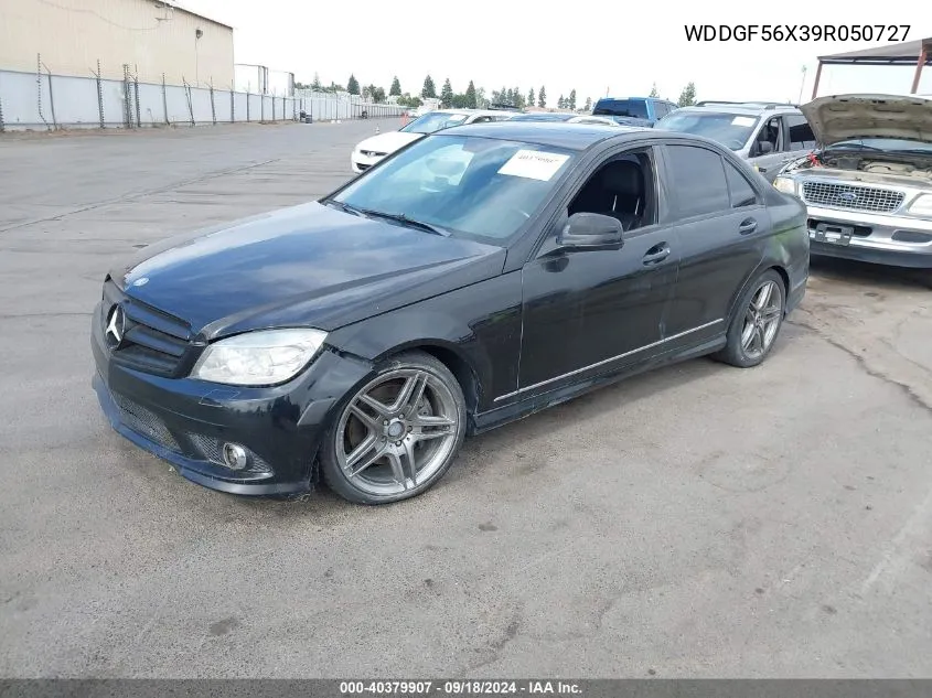 2009 Mercedes-Benz C 350 Sport VIN: WDDGF56X39R050727 Lot: 40379907