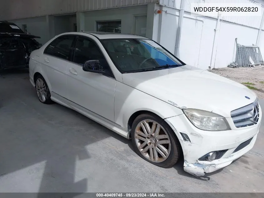 2009 Mercedes-Benz C 300 Luxury/Sport VIN: WDDGF54X59R062820 Lot: 40409745