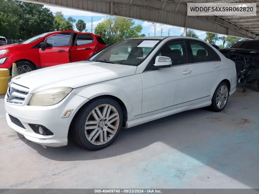 2009 Mercedes-Benz C 300 Luxury/Sport VIN: WDDGF54X59R062820 Lot: 40409745