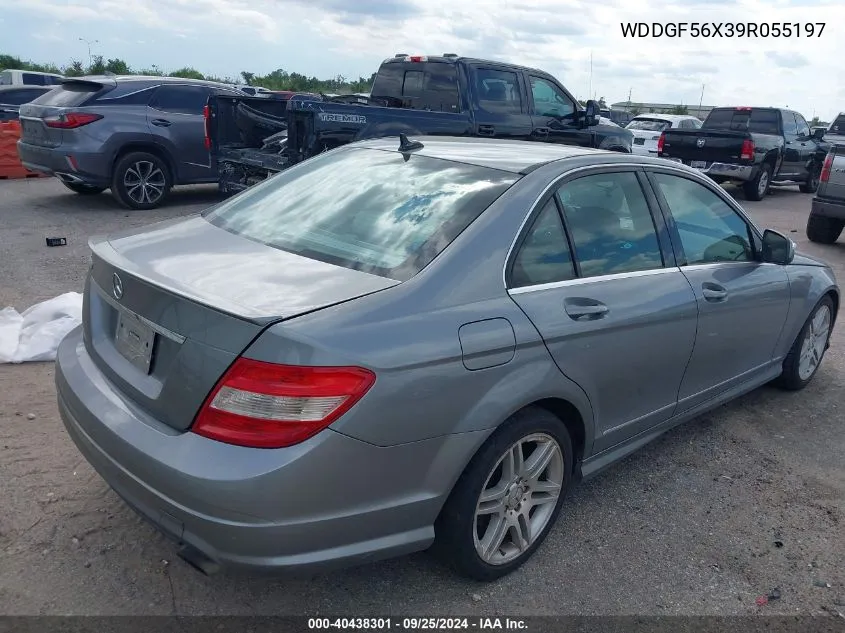 2009 Mercedes-Benz C 350 Sport VIN: WDDGF56X39R055197 Lot: 40438301