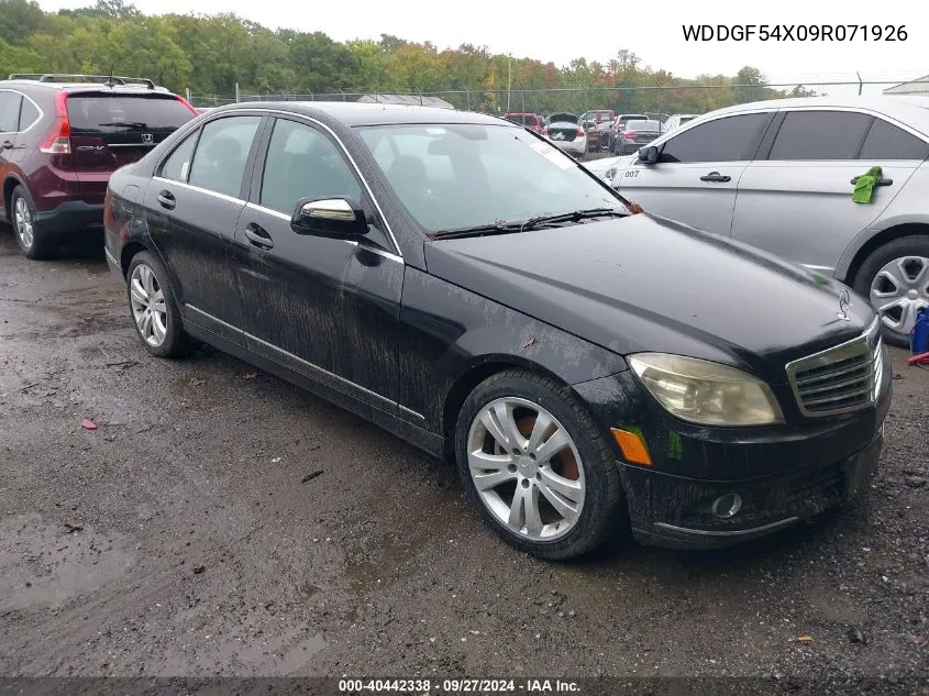 2009 Mercedes-Benz C 300 Luxury/Sport VIN: WDDGF54X09R071926 Lot: 40442338