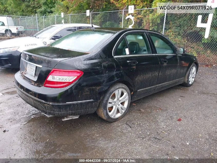 2009 Mercedes-Benz C 300 Luxury/Sport VIN: WDDGF54X09R071926 Lot: 40442338