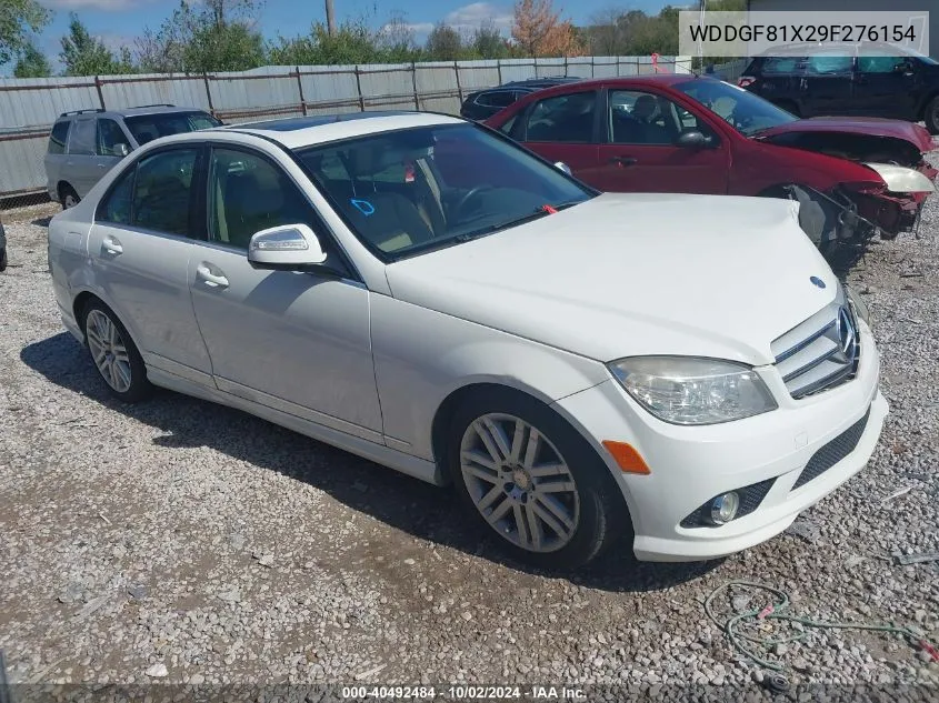 2009 Mercedes-Benz C 300 Luxury 4Matic/Sport 4Matic VIN: WDDGF81X29F276154 Lot: 40492484