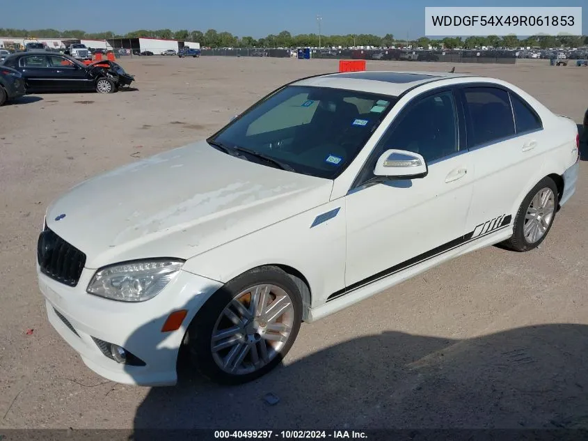 2009 Mercedes-Benz C 300 Luxury/Sport VIN: WDDGF54X49R061853 Lot: 40499297