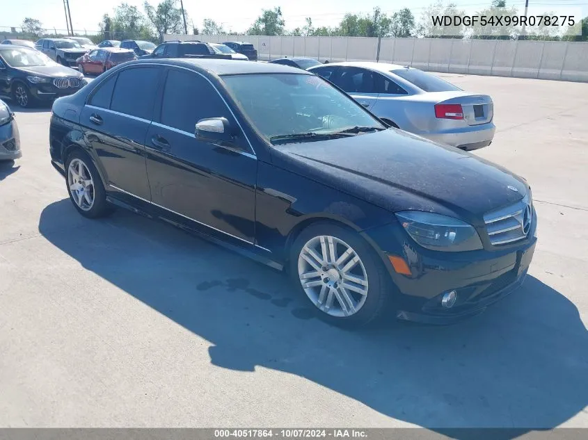 2009 Mercedes-Benz C 300 Luxury/Sport VIN: WDDGF54X99R078275 Lot: 40517864