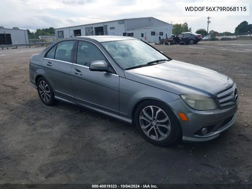 2009 Mercedes-Benz C 350 Sport VIN: WDDGF56X79R068115 Lot: 40519323