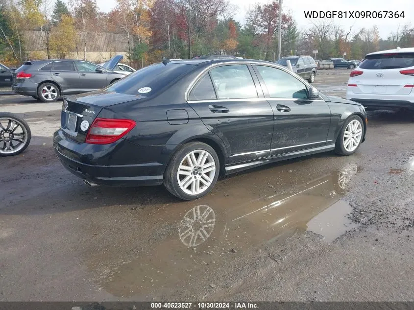 2009 Mercedes-Benz C 300 Luxury 4Matic/Sport 4Matic VIN: WDDGF81X09R067364 Lot: 40523527