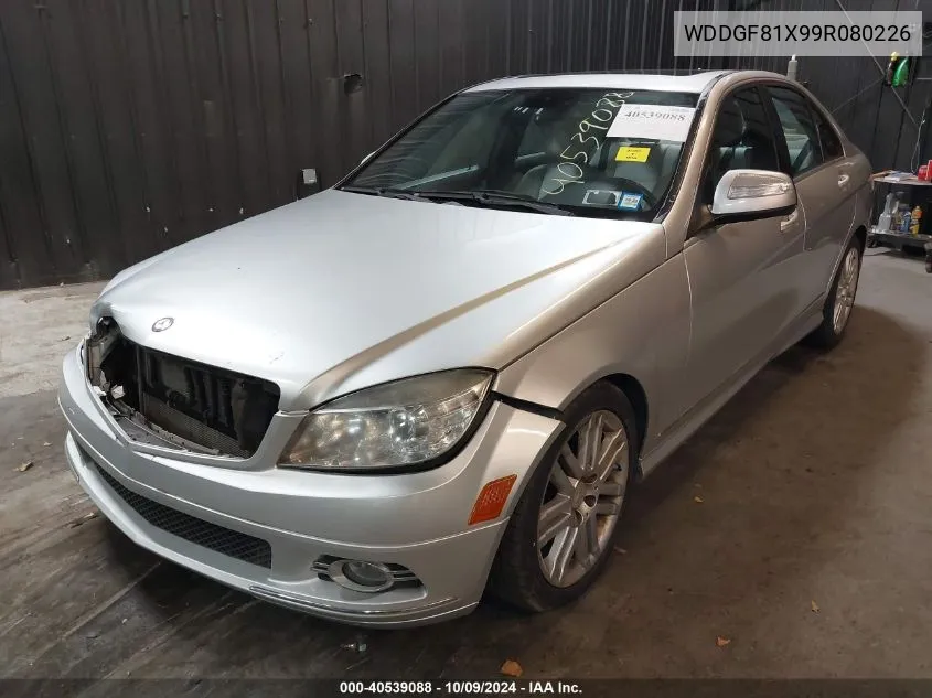 2009 Mercedes-Benz C 300 Luxury 4Matic/Sport 4Matic VIN: WDDGF81X99R080226 Lot: 40539088