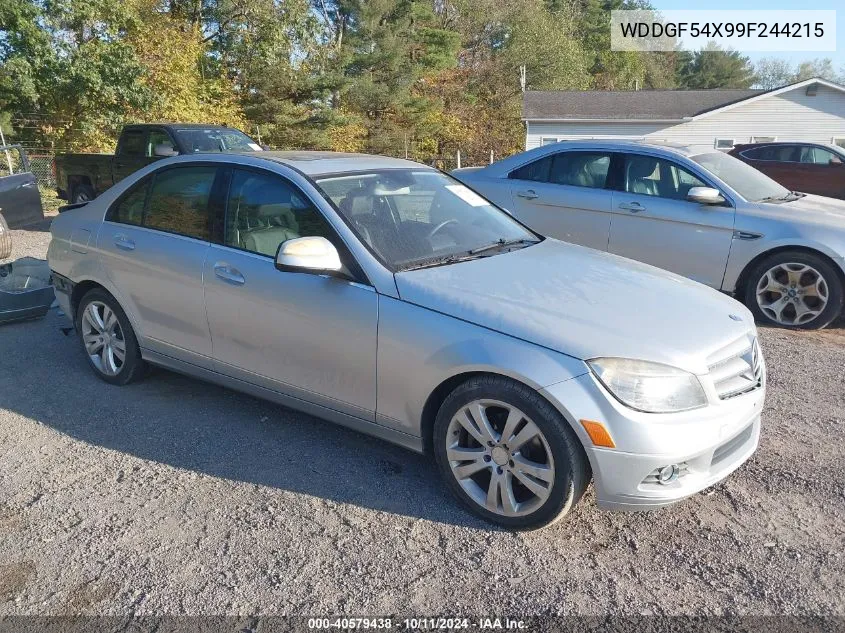 2009 Mercedes-Benz C 300 300 VIN: WDDGF54X99F244215 Lot: 40579438