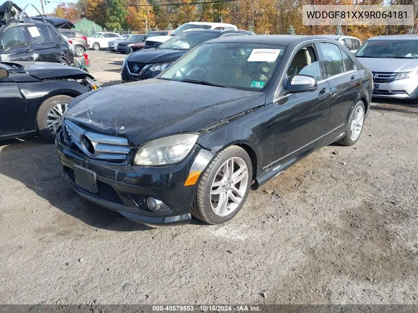 2009 Mercedes-Benz C 300 Luxury 4Matic/Sport 4Matic VIN: WDDGF81XX9R064181 Lot: 40579553