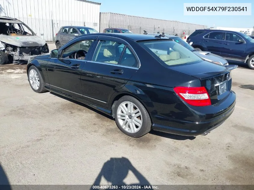 2009 Mercedes-Benz C 300 Luxury/Sport VIN: WDDGF54X79F230541 Lot: 40673263