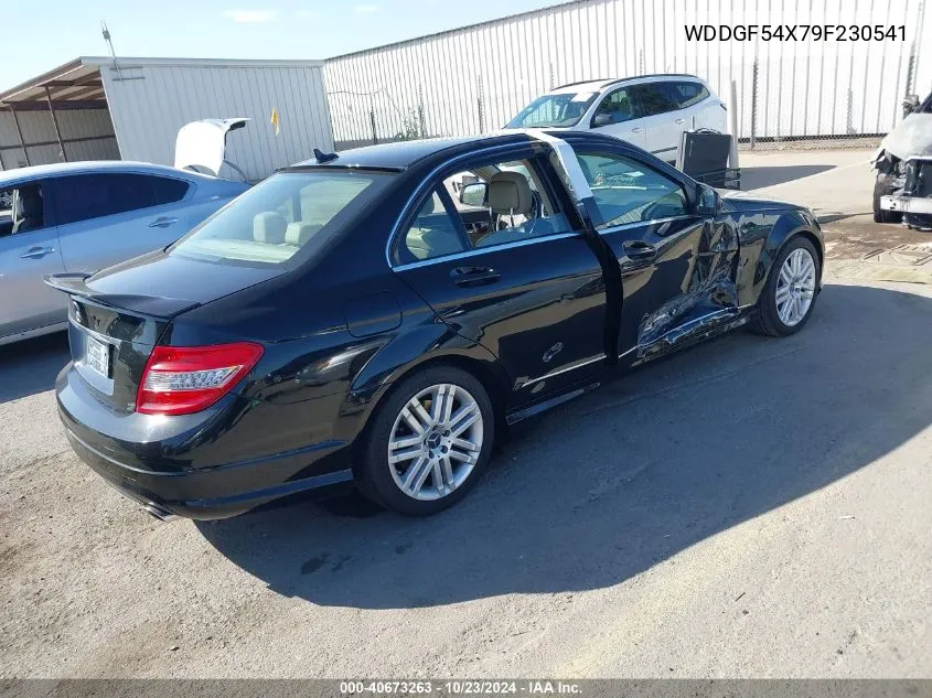 2009 Mercedes-Benz C 300 Luxury/Sport VIN: WDDGF54X79F230541 Lot: 40673263