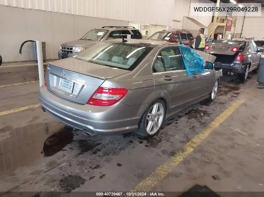 2009 Mercedes-Benz C 350 Sport VIN: WDDGF56X29R049228 Lot: 40720467