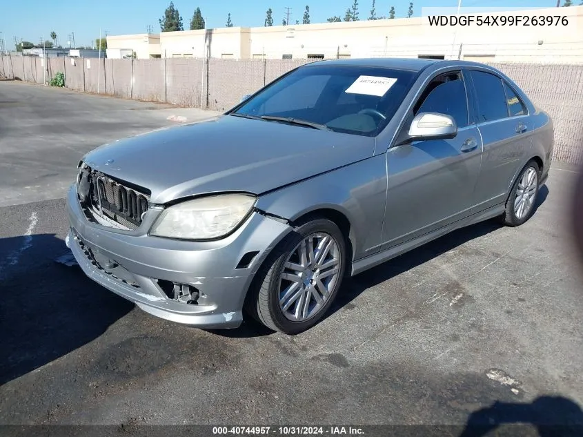 2009 Mercedes-Benz C 300 Luxury/Sport VIN: WDDGF54X99F263976 Lot: 40744957