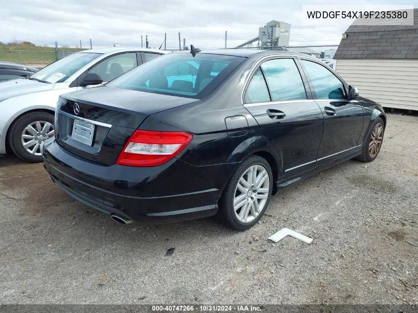 2009 Mercedes-Benz C 300 Luxury/Sport VIN: WDDGF54X19F235380 Lot: 40747266