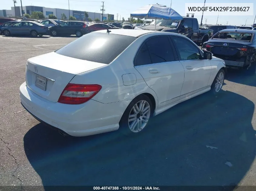 2009 Mercedes-Benz C 300 Luxury/Sport VIN: WDDGF54X29F238627 Lot: 40747388