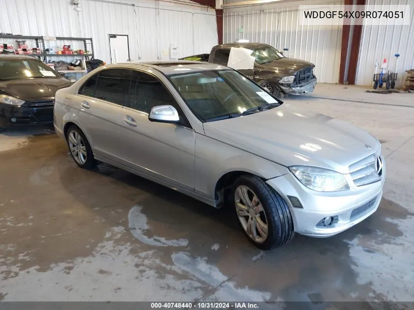 2009 Mercedes-Benz C 300 Luxury/Sport VIN: WDDGF54X09R074051 Lot: 40748440