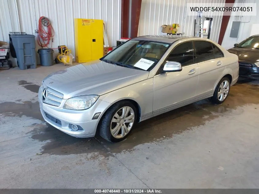 2009 Mercedes-Benz C 300 Luxury/Sport VIN: WDDGF54X09R074051 Lot: 40748440