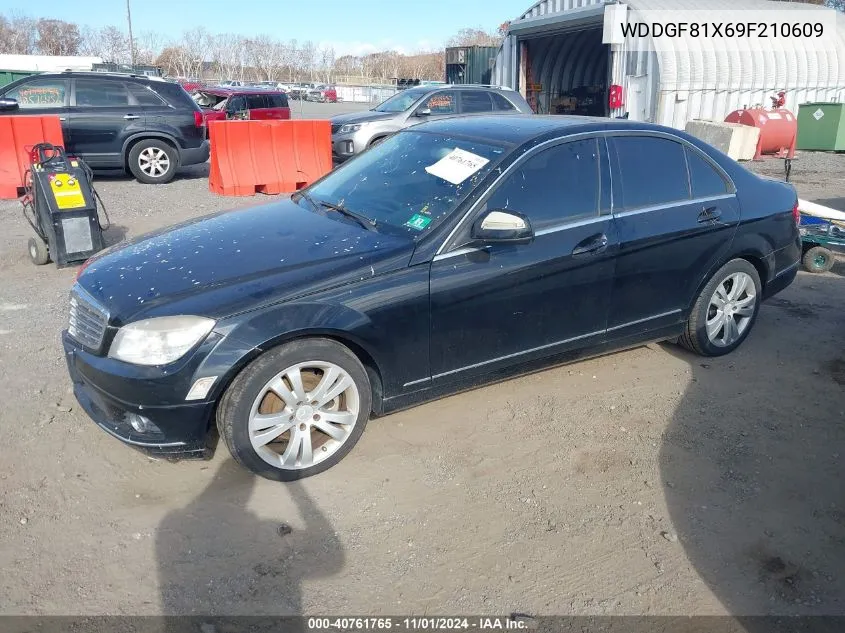 2009 Mercedes-Benz C 300 Luxury 4Matic/Sport 4Matic VIN: WDDGF81X69F210609 Lot: 40761765