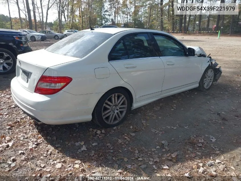 2009 Mercedes-Benz C Luxury/Sport VIN: WDDGF54X39F221979 Lot: 40771313