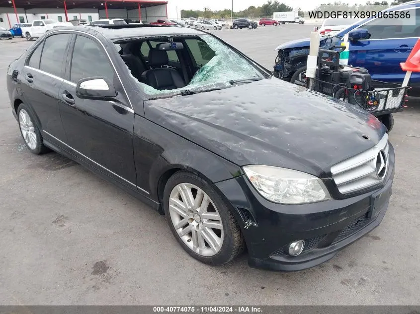 2009 Mercedes-Benz C 300 Luxury 4Matic/Sport 4Matic VIN: WDDGF81X89R065586 Lot: 40774075