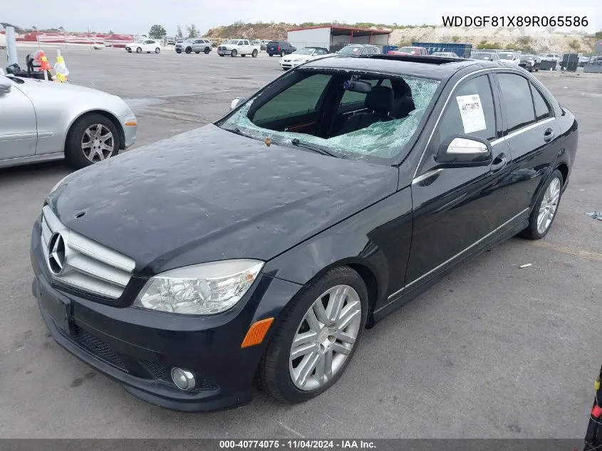 2009 Mercedes-Benz C 300 Luxury 4Matic/Sport 4Matic VIN: WDDGF81X89R065586 Lot: 40774075