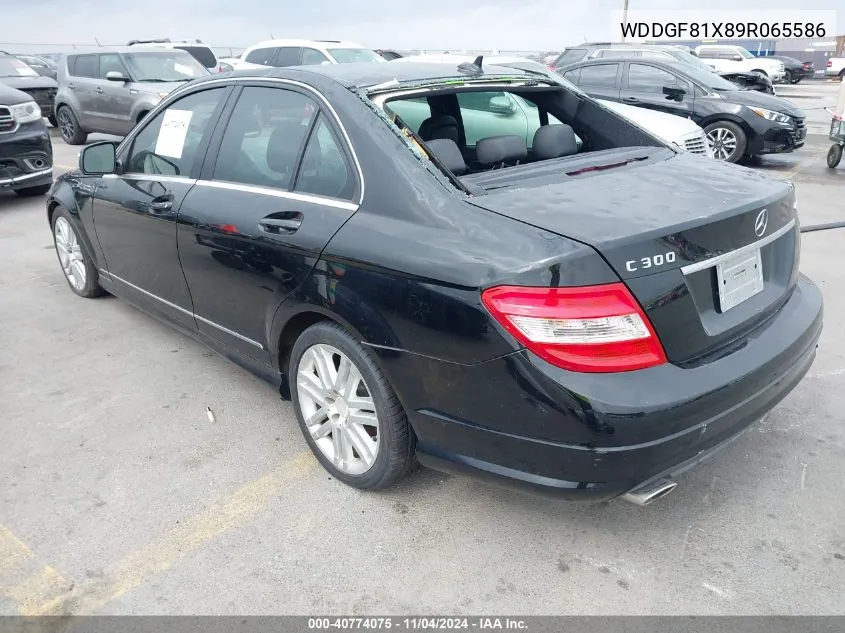 2009 Mercedes-Benz C 300 Luxury 4Matic/Sport 4Matic VIN: WDDGF81X89R065586 Lot: 40774075