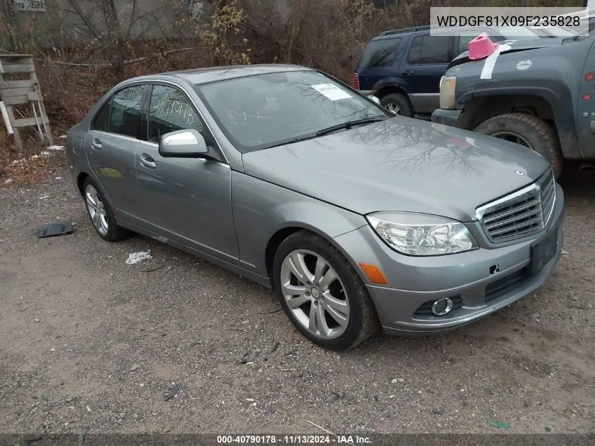 2009 Mercedes-Benz C 300 VIN: WDDGF81X09F235828 Lot: 40790178